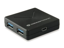 CONCEPTRONIC 4-Port Hub USB-A3.0/Mini-B ->4xA3.0...
