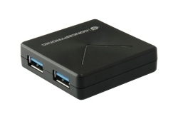 CONCEPTRONIC 4-Port Hub USB-A3.0/Mini-B ->4xA3.0...