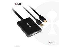 Club3D Adapter MiniDisplayport > DVI DualLink HDCP Off St/Bu retail