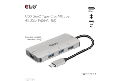 Club3D USB-Hub USB 3.1 Typ C > 4x USB 3.1 Typ A 10Gbps retail