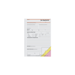 Bautagebuch - A4, 1., 2. und 3. Blatt bedruckt, SD, MP, 3...