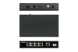 INTELLINET 5-Port Gigabit PoE+ Switch 1SFP91W
