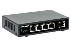 INTELLINET 5-Port Gigabit PoE+ Switch 62W