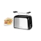 Emerio Toaster 2 Scheiben, Edelstahl, Thermostat, Aufsatz