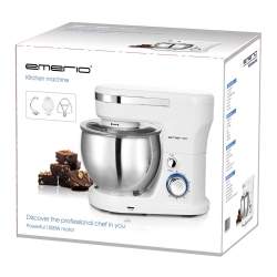 Emerio Küchenmaschine 5L 6 Geschwindigkeiten Edelstahl