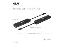 Club3D USB-C 6in1-HUB >HDMI/2xUSB/2xUSB-C/LAN 4K120Hz PD100W retail