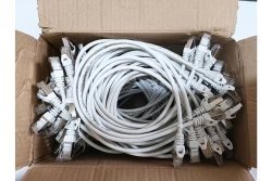 Equip Patchkabel Cat6 60x S/FTP 2xRJ45 0.50m weiß LSZH