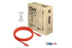 Club3D Kabel USB 2 Typ C PD 240W / 480Mb 2m St/St retail