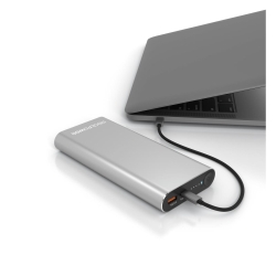 RealPower Powerbank PB-20000PD Pro Set silber 20.000mAh