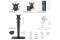 Equip Tischfuß 17-32/1TFT 360° Freistehend 8Kg schwarz lite Retail