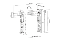 Equip Wandhalterung 37-70/1TFT Popout 1Gelenk 45Kg sw lite Retail