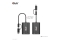 Club3D Adapter USB Typ C/A > HDMI / VGA St/Bu retail