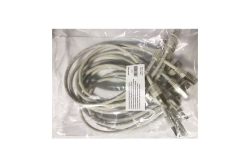 Equip Patchkabel Cat6A 10x S/FTP 2xRJ45 0.50m grau Plat