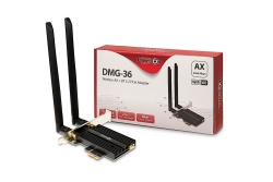 Inter-Tech Wi-Fi6E+ BT5.2 PCIe Adapter DMG-36 5400 Mbps...