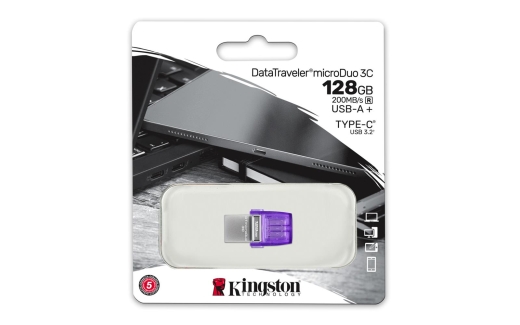 USB-Stick 128GB Kingston DataTraveler microDuo 3C retail