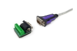 Equip Adapter USB-A->Serial RS422/RS485 FTDI St/St 1.50m