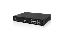 LevelOne Switch 8xGE/2xSFP 19 Managed L2