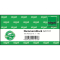Nummernblock - 1-100, 5 farbig sortiert, 105x50 mm, 100 Blatt