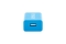 Schwaiger Ladegerät Schutzsystem USB 2.0 A 230V Türkis Blau