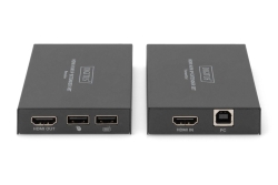 DIGITUS HDMI KVM IP Extender Set Cat5e/6/6A/7/8 bis 150m FHD