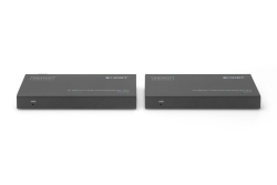 DIGITUS 4K HDBaseT 1x4 HDMI KVM Extender Set, 70m