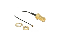DELOCK Antennenkabel RP-SMA Bu Einbau > MHF 4 St 0.81