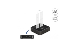 DELOCK M.2 Dockingstation 2x M.2 NVMe PCIe SSD Klon Funktion