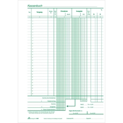 Kassenbuch - mit Umsatzsteuererfassung - SD, 2 x 40...