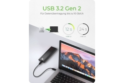 Externes Geh. IcyBox USB Type-C Gehäuse für M.2 NVMe SSD