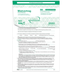Universal-Mietvertrag für Wohnungen - SD, 3 x 2...