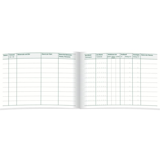 Fahrtenbuch für Pkw - 64 Seiten, A6 quer