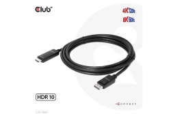 Club3D Kabel DisplayPort 1.4 > HDMI HDR 8K60Hz aktiv 3m retail