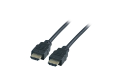 EFB HighSpeed HDMI Kabel Ethernet 4K30Hz A-A St-St 0.5m schw