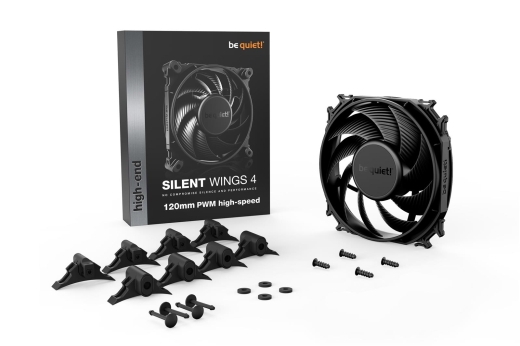 be quiet! Lüfter 120*120*25 SilentWings 4 PWM High-Speed