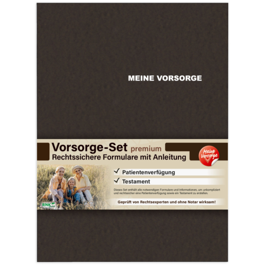 Vorsorge-Set - Patientenverfügung +Testament