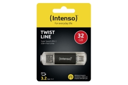 Intenso USB-Stick Twist Line 32GB 3.2 GEN 1x1 USB-C=>USB-A