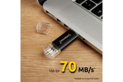 Intenso USB-Stick Twist Line 32GB 3.2 GEN 1x1 USB-C=>USB-A