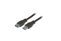 EFB USB3.0 Verlängerungskabel A-A St-Bu 5,0m schwarz...