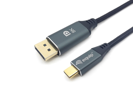 Equip Adapter USB-C->DisplayPort1.4 St/St 8K/ 60Hz 3.00m PVC