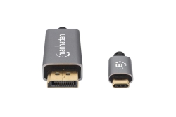 MANHATTAN 8K@60Hz USB-C auf DisplayPort 1.4 Adapterkabel 2m