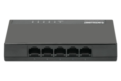 INTELLINET 5-Port Gigabit Ethernet Switch Desktop Kunststoff