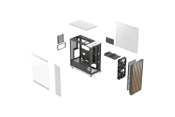 FRACTAL DESIGN Geh North Chalk White TG Clear Tint