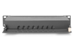 DIGITUS Patchpanel 1HE 10 8-Port Cat6A Class E geschirmt sw