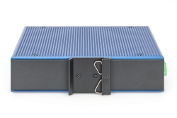 DIGITUS Switch Ind. 16-Port Gigabit Unmanaged blau