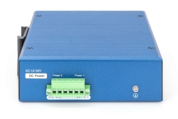 DIGITUS Switch Ind. 16-Port Gigabit Unmanaged blau