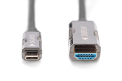 DIGITUS 4K USB Typ - C auf HDMI AOC Adapterkabel, 20,0m