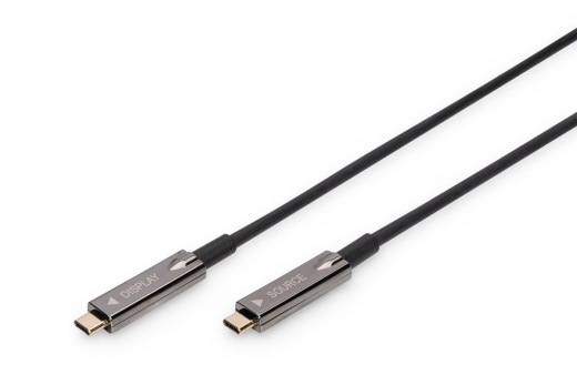 DIGITUS USB 3.1 Kabel Typ C -C St/St AOC Hybrid 4K 60Hz 20m
