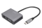 DIGITUS Adapter USB-C St. -> VGA Bu./MiniDP Bu. 4K/30Hz 20cm