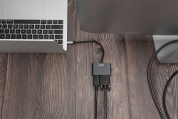 DIGITUS Adapter USB-C St. -> VGA Bu. / DP Bu. 4K/30Hz...