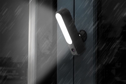 DIGITUS Außenkamera 1080p,WIFI,LED-Flutlicht, Sprachsteu.